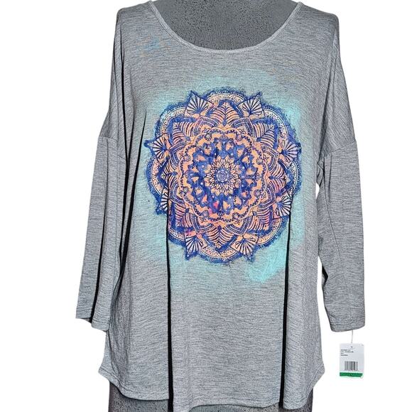 Jessica Simpson Open Shoulder Tee Size Large New with Tag - Picture 1 of 5